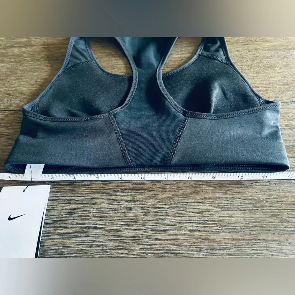 🆕 Nike Womens Victory Shape Black/White High Support Sports Bra - Picture 7 of 16